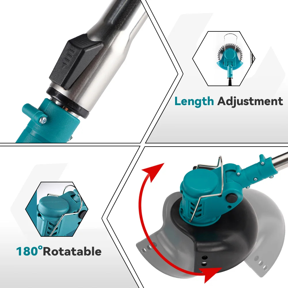 Akutrimmer teleskoopvarrega – 18V (ühildub Makita akudega) - Pilt 7