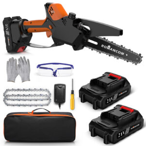 Juhtmeta mini elektriline käsisaag – 21V, kiire lõikekiirus, automaatne õlipump, ergonoomiline disain