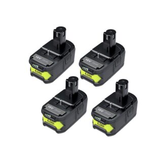 RYOBI ONE+ 18V Asendusaku 6Ah – liitiumioonaku, suure mahutavusega, kiire laadimine, ühildub Ryobi ONE+ tööriistadega