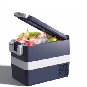 40-liitrine 12V autokülmik – kompressor jahutus, -20°C sügavkülmutus, universaalne toiteallikas, ideaalne reisidele ja matkamisele