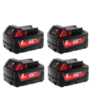 Milwaukee M18 18V 6.0Ah Li-ion aku, kiire laadimine, ülelaadimise ja ülekuumenemise kaitse