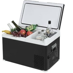 30-liitrine 12V autokülmik – kompressor jahutus, -20°C sügavkülmutus, universaalne toiteallikas, ideaalne reisideks ja matkadeks
