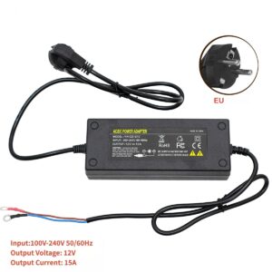12V 15A 200W toiteadapter, EU pistik, diiselsoojenditele ja 12V seadmetele, ülekuumenemise ja lühise kaitsega