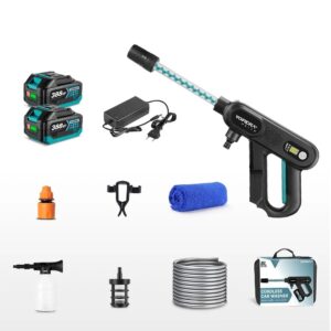 Juhtmevaba survepesur autole ja aiale, 220BAR, harjavaba mootoriga, Makita 18V akuga ühilduv