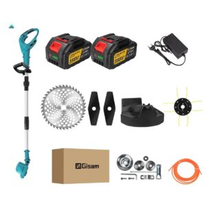 Juhtmevaba 4000W murutrimmer harjavaba mootoriga, 3 lõikepeaga, Makita 18V akuühilduv