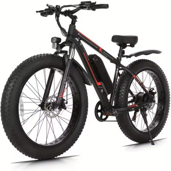 CF26 elektriline fatbike – 1000W mootoriga e-bike, 48V eemaldatav aku, 26x4.0" rehvid ja LCD-ekraan linnasõiduks ja maastikule