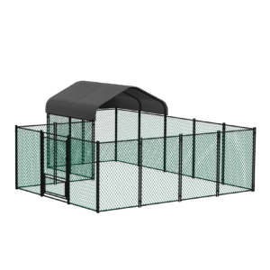 Ruumikas kanakuut välitingimustesse, millel on galvaniseeritud metallraam, UV-kindel veekindel kate ja kiskjakindel võrkkaitse. Sobib kanadele, küülikutele ja teistele väikeloomadele aias või talus.