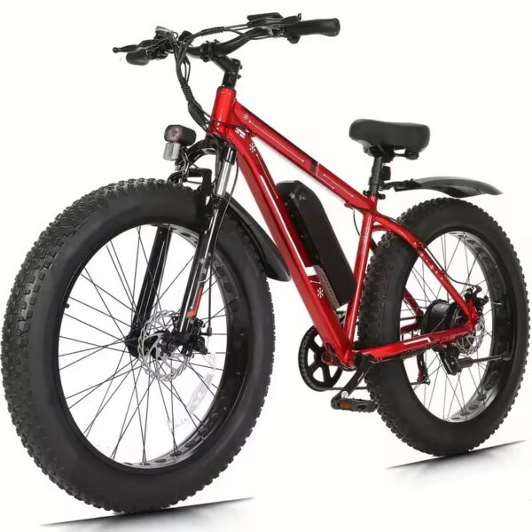 CF26 elektriline fatbike – 1000W mootoriga e-bike, 48V eemaldatav aku, 26x4.0" rehvid ja LCD-ekraan linnasõiduks ja maastikule