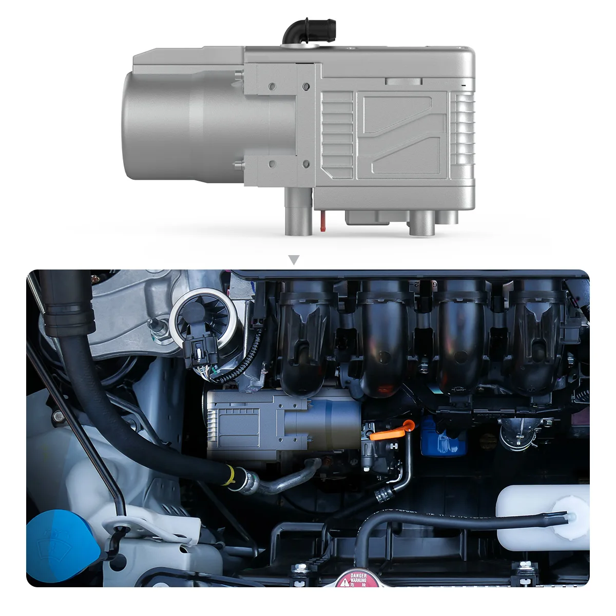12V 5KW Eelsoojendi nn. Webasto – Bensiin/Diisel Eelsoojendi LCD Ekraani ja Kaugjuhtimisega, Mootori Kütteseade Sõiduautodele, Kaubikutele ja Matkaautodele - Image 6