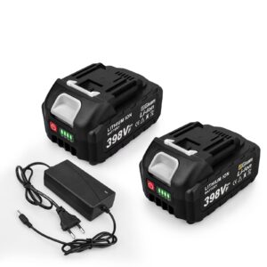 2×398VF 18V liitiumaku ja kiirlaadija – 30000mAh kogumaht Makita tööriistadele