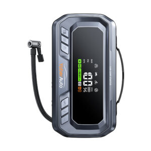 Yaber 6000A auto stardiabi seade – 4-ühes hüppestarter, rehvipump, LED-taskulamp ja PD65W akupank