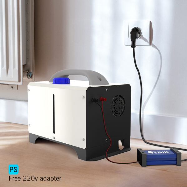 FDIK 8KW Diiselõhksoojendi 12V/24V/220V – LCD-ekraan, Bluetooth ja Puldiga Juhtimine, Kaasaskantav Diiselsoojendi Matkamiseks, Paadile, Haagissuvilale ja Sõidukitele - Image 5