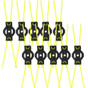 Nailontrossiga lõikuripead murutrimmerile – 10-osaline komplekt, 14 cm, universaalne sobivus