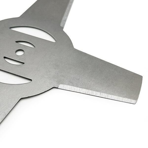 4x Trimmeritera 150mm – 5mm Ava, 4 Hambaga Metallist Võsalõikuri Terad - Image 3