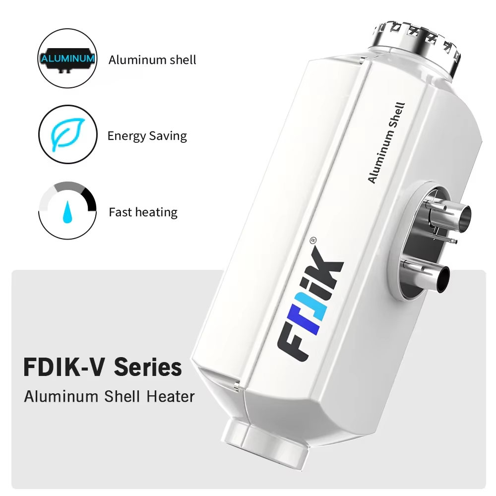FDIK 5kW Diiselsoojapuhur 12V/24V – Alumiiniumkorpus, Bluetooth APP – Auto, Buss, Veok, Paadid, Garaaž - Image 3