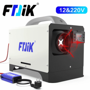 FDIK 5KW Diiselõhksoojendi 12V/24V/220V – LCD-ekraan (TAGASTATUD)