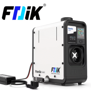 FDIK 8KW diiselõhksoojendi LCD-ekraaniga, Bluetooth-juhtimise ja kaugjuhtimispuldiga – töötab 12V, 24V ja 220V pingel