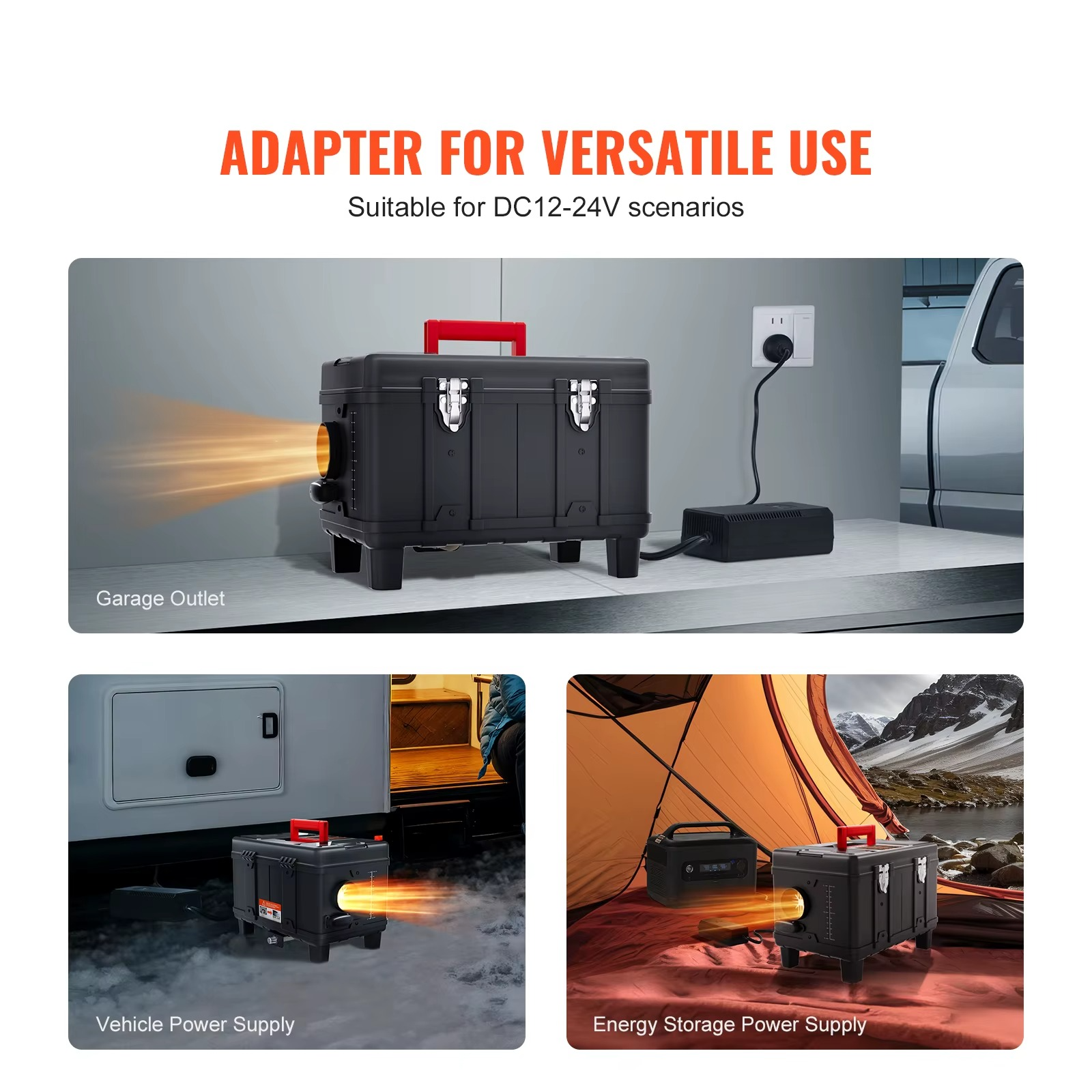 8 kW diiselsoojendi – 12V/24V/220V, Bluetooth, CO-andur, vaikne töö - Image 7