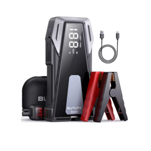 BUTURE Beta02 2500A auto käivitusabi – 12V käivitusseade suure akupanga, LCD-ekraani ja LED-valgustiga