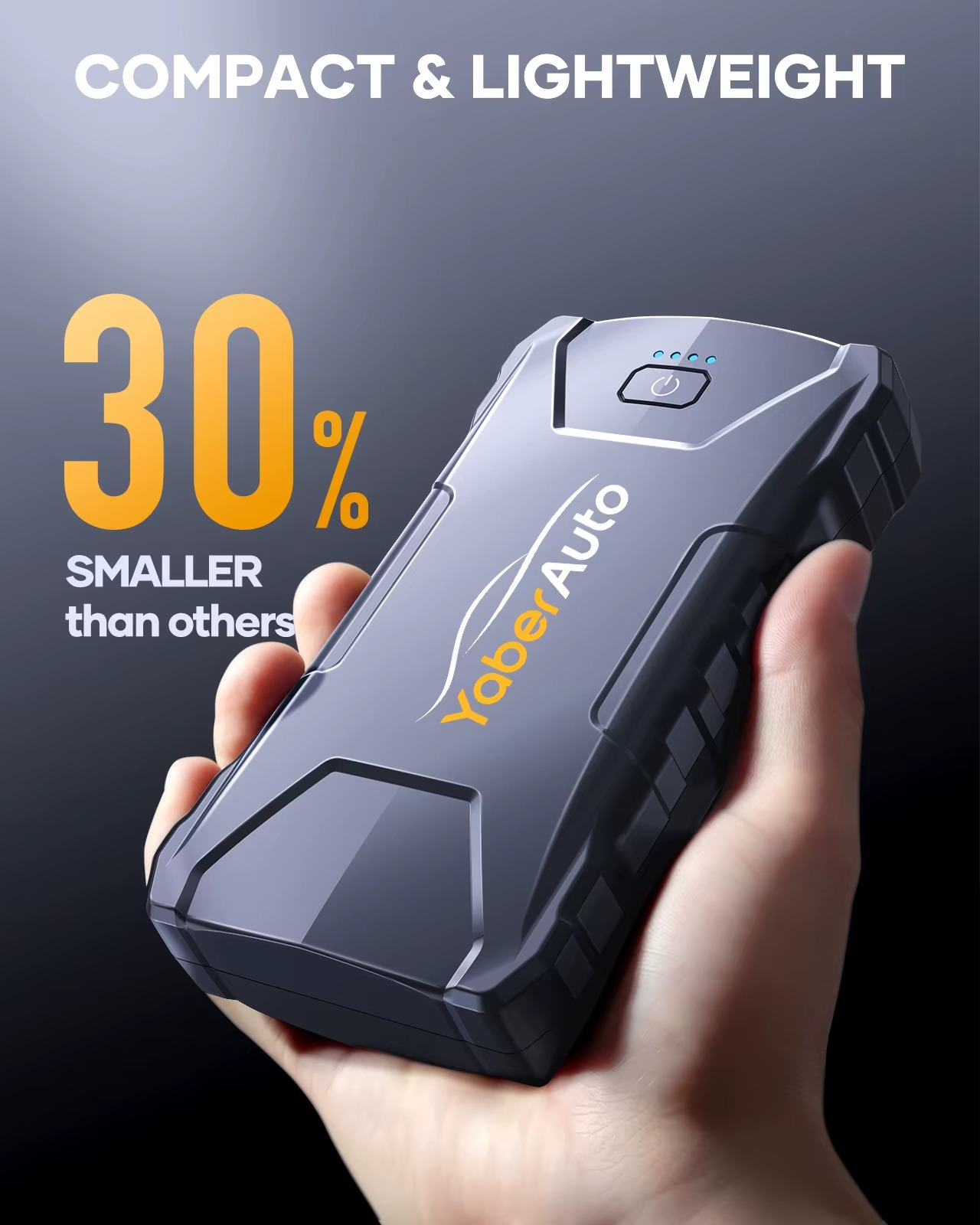 YABER Auto 2000A auto käivitusabi akupank 13 800 mAh (12V) - Image 6