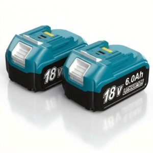 ACIGON 18V liitiumioon asendusaku 6.0Ah – varuaku Makita 18V tööriistadele USB ja Type-C laadimisega