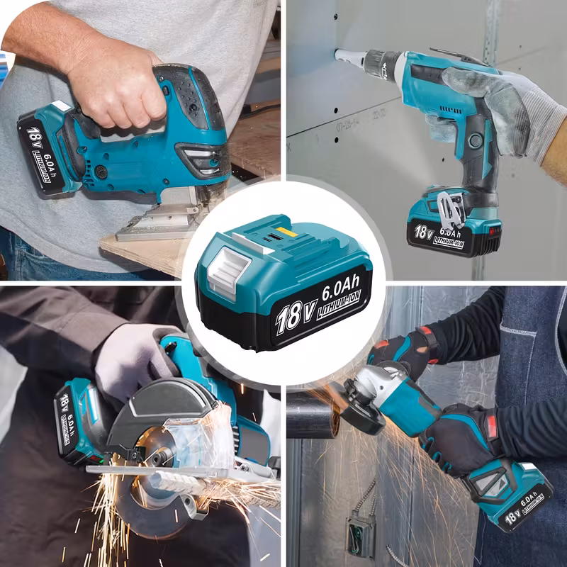 ACIGON 18V asendusaku 6.0Ah – sobib Makita 18V tööriistadele ja laadijatele - Image 2