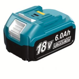 ACIGON 18V liitiumioon asendusaku 6.0Ah – varuaku Makita 18V tööriistadele USB ja Type-C laadimisega