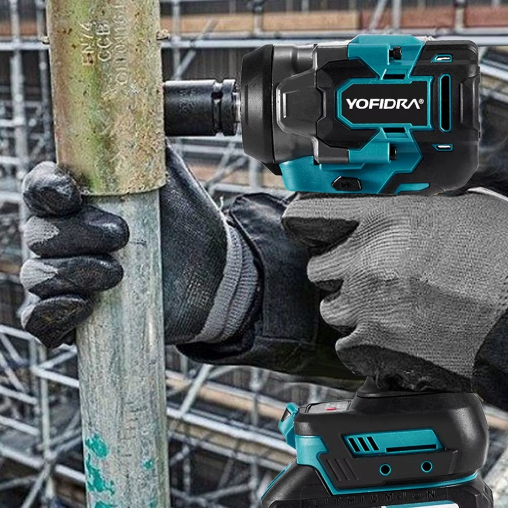 Yofidra Akulöökmutrikeeraja 1200Nm 1/2″ – 2 akut, Ühilduv Makita 18V Akudega - Image 3