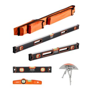 4-osaline torpeedotase alumiiniumist – 4-osaline Loodikomplekt (25,4-121,9 cm, Alumiinium, Magnetiga)