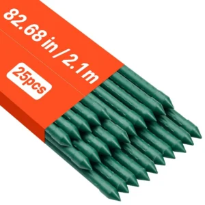 aia taimetugedega komplekt 210 cm – Aia Taimetugedega Komplekt (210 cm, 25 Tk, Plastikuga Kaetud Metall)