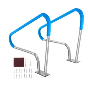 basseini käsipuu roostevaba teras – Basseini Käsipuu (122×91 cm, Roostevaba Teras, 2 Tk)