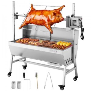 Elektriline Grill, 8 Taset, 60 kg Kandevõime, 38W Mootor, Roostevaba Teras – 94 cm