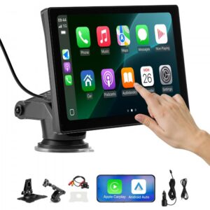 juhtmevaba auto stereo ekraan – Juhtmevaba Auto Stereo (22,86 Cm Ekraan, Apple CarPlay, Android Auto)