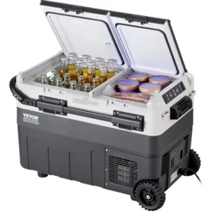 kahe tsooniga auto külmik 50 L – Kahe Tsooniga Auto Külmik (50 L, -20°C Kuni 20°C, 12/24V DC)