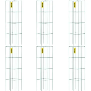 Taime tugiraamid köögiviljadele/puuviljadele/lilledele, 30 x 30 cm Avatud, 117 cm Kõrgus – 6 tk