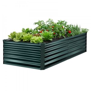 Tõstetud Aiapeenar Katteta, 180 x 90 x 30 cm – 200x100x48 cm