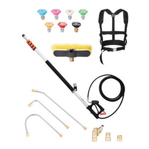 Teleskoopne Survepesuri Vars, 7,32 m, 276 Bar, Pihustusotsikud Ja Tugirihm