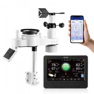 7-Ühes Wi-Fi Ilmajaam (17,78 cm TFT Ekraan, Juhtmevaba Andur)