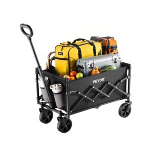 Kokkupandav aiakäru (120 L, 102 kg kandevõime, maastikurattad)