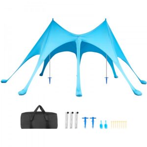 Rannatelk Varjualune (2,8 m Kõrgus, 6,1 x 4 m, UPF 50+ Kaitse)