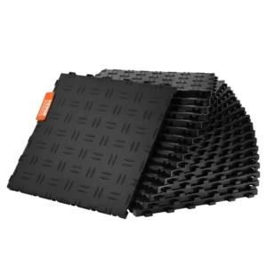garaažipõranda plaadid 25 tk – Garaažipõranda plaadid (30,5×30,5×1,35 cm, 25 tk, must)
