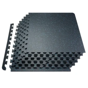 Kummist treeningmatid (1,42 cm paksus, 25×25 cm, 24 m² katvus)