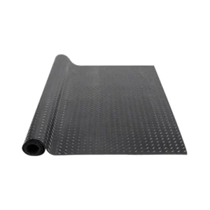 kummist garaažipõranda matt – Teemantmustriga Kummipõrandarull, 3 mm x 1,22 m x 1,83 m Garaažimatt, Must