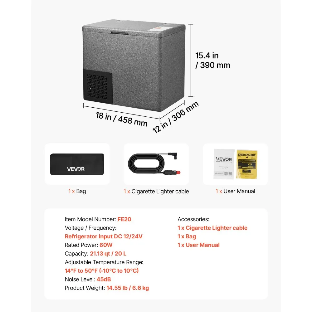12V Auto Külmik (20 L, -10°C Kuni 10°C, EPP Materjal) – toote pilt 6