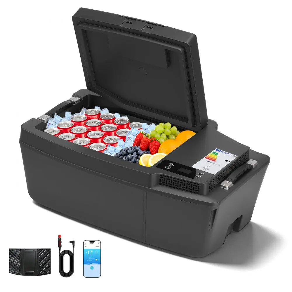 12V auto külmik APP juhtimine – 12V Auto Külmik (20 L, -16°C Kuni 10°C, Rehanduse Juhtimine)