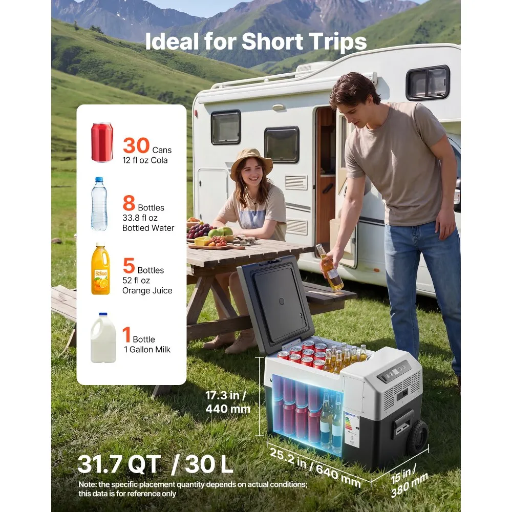 12V Auto Külmik (30 L, -22°C Kuni 10°C, Rehanduse Juhtimine) – toote pilt 1