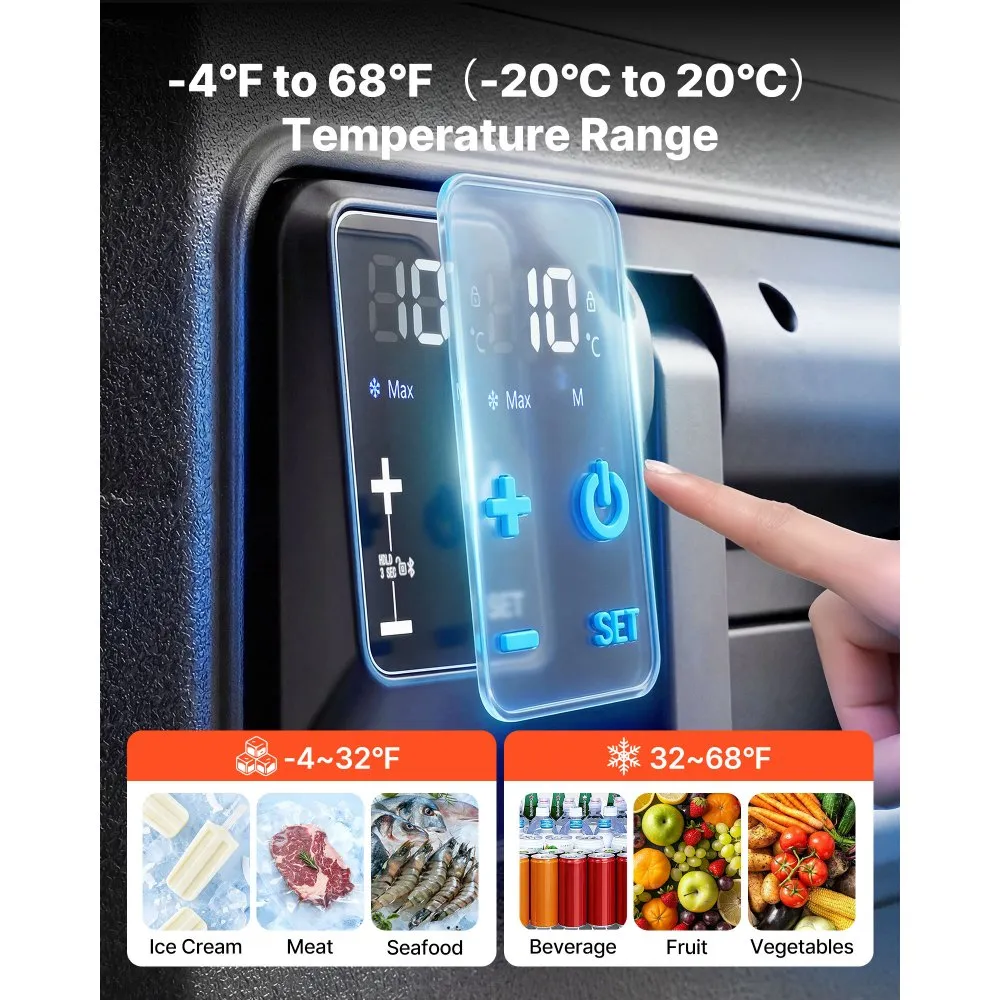 12V Auto Külmik (78 L, -20°C Kuni 20°C, Rehanduse Juhtimine) – toote pilt 2