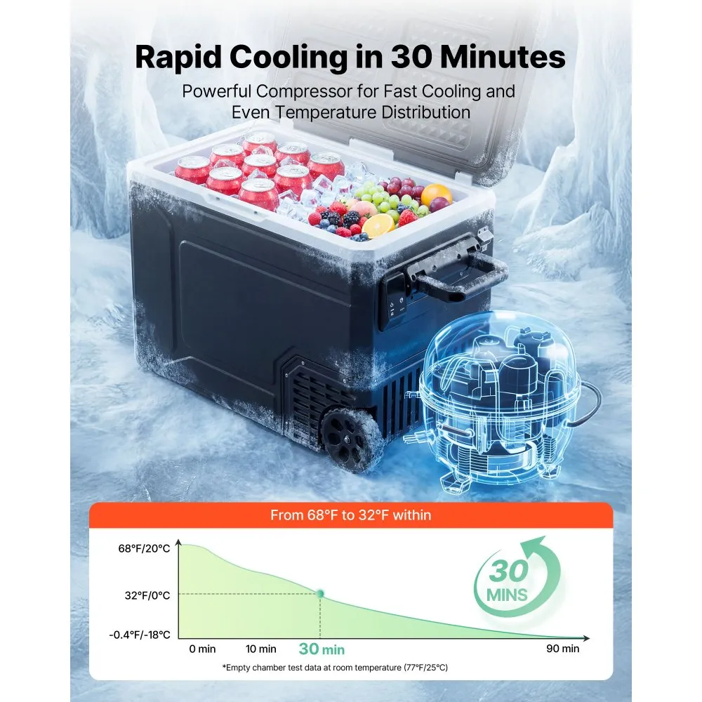 12V Auto Külmik (78 L, -20°C Kuni 20°C, Rehanduse Juhtimine) – toote pilt 3