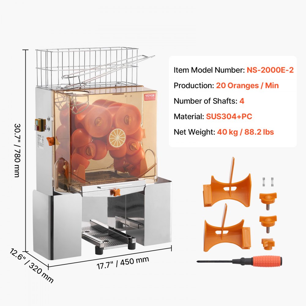 Automaatne Apelsinimahlapress (120 W, 20 Apelsini/Min, PC Kate) – toote pilt 6