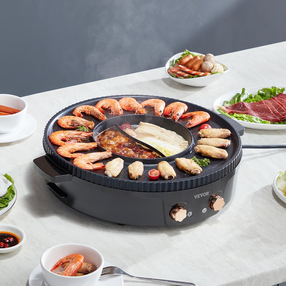 Elektriline Grill Ja Hot Pot (1800 W, 2,5 L, Mittekleepuv) – toote pilt 7